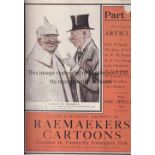 RAEMAEKERS CARTOONS MAGAZINES 1916 Six issues of Land & Water Edition of Raemaekers Cartoons,