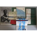 EUROPEAN BOXING CHAMPIONSHIPS 1953 A hardback Press folder including on the inside covers a map of