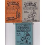 LUTON Three handbooks for seasons 1946/47,1948/49 and 1949/50. Generally good