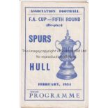 TOTTENHAM HOTSPUR Two home pirate issue programmes by Buick v. Bury 17/9/1949, heavily folded and