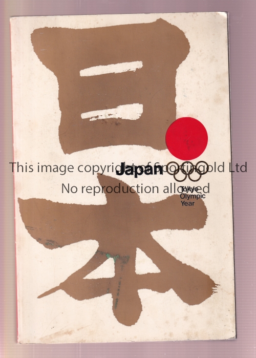 1964 OLYMPIC GAMES TOKYO Large softback picture book, Japan - Tokyo The Olympic Year issued by Fuji.