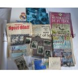 FOOTBALL MISCELLANY A small collection including a ticket for the 1986 World Cup Semi-Final in