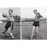 NEWPORT COUNTY Four 8.5" X 6,5" black & white Press photographs of players Evans, Edmunds, Fry and