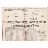 ARSENAL V CHELSEA 1935 Programme for the Combination match at Arsenal 12/10/1935, rusted staples.