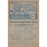 MILLWALL - TOOTING 48 Millwall home programme v Tooting & Mitcham, 27/11/48, Cup 1st Round, Millwall
