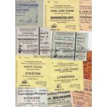 TOTTENHAM HOTSPUR Eleven tickets from 1960's including 10 homes v Benfica 61/2, Aston Villa 61/2