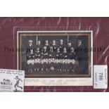 HEARTS Mounted print of Heart of Midlothian team group from about 1906 (30 x 25cm). Generally good