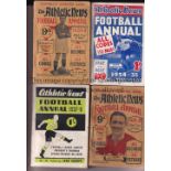 ATHLETIC NEWS ANNUALS Eleven annuals: 1928/9, 1929/30, 1934/5, 1935/6, 1937/8, 1938/9, 1939/40,