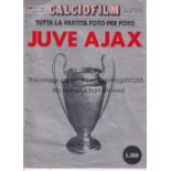 1973 EUROPEAN CUP FINAL Ajax v Juventus played 30 May 1973 in Belgrade. Juventus FC produced