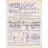 CHELSEA / BLACKBURN Programme at Stamford Bridge 5/5/1923. Not Ex Bound Volume. Some fraying at