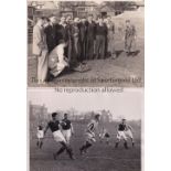 WALTER POLLARD / WEST HAM UNITED Thirteen original Press photographs, 3 of which are signed Walter