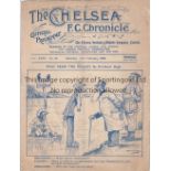 CHELSEA V FULHAM 1936 Programme for the F.A. Cup match at Chelsea 15/2/1936. Minor repairs