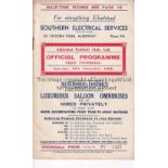 ALDERSHOT Home programme v Exeter City Division Three 28/12/1935. Light foxing at cover edge. No