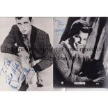 SHOWBIZ AUTOGRAPHS Six signed black & white photographs: Bobby Vee, Duane Eddy, Fats Domino, The