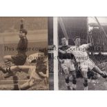 ARSENAL PRESS PHOTOGRAPHS Two 10" X 8" black & white Press photographs: Tapscott v. Preston North