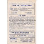 SOUTHPORT V GATESHEAD 1949 Programme for the League match at Southport 15/1/1949, slight