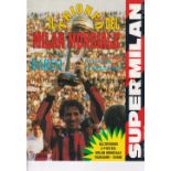 1990 INTERCONTINENTAL CUP AC Milan v Atletico Nacional played 17 December 1989 in Tokyo. Rare 48-