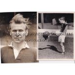 WILF MANNION / MIDDLESBROUGH Sixteen black & white Press photographs of various size of Mannion