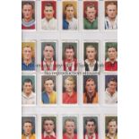 FOOTBALL CIGARETTE CARDS A collection of approximately 200 pre-war cards issued by Churchman's,