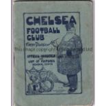 CHELSEA HANDBOOK 1912-13 Official Chelsea handbook, 1912-13, 80 pages, includes pictures, cartoon