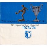 1974 ECWC FINAL FC Magdeburg v AC Milan played 8 May 1974 at Feyenoord Stadion, Rotterdam. Rare 36-