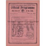 1925 CHARITY SHIELD AT TOTTENHAM HOTPSUR Programme for the Charity Shield played at Tottenham