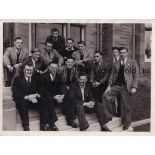 BIRMINGHAM CITY 1948 A 9" X 7" black & white Press photograph of the team in civilian clothing