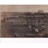 CARDIFF CITY An 8" X 5" black & white Press photograph of home match at Ninian Park v. Ton Pentre in