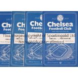 CHELSEA A collection of 19 Chelsea home programmes from the 1953/54 season all League lacking