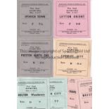 SOUTHAMPTON Eight home League Division 2 tickets from the 1965/66 season v Ipswich Town , Leyton