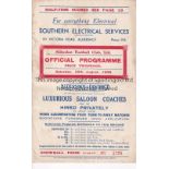 ALDERSHOT Home programme v Bournemouth Division Three 29/8/1936. Some slight paper abrasion at