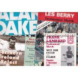 GEORGE BEST Four Testimonial programmes in which Best appeared, Frank Lampard of West Ham 2/11/1976,