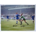 MANCHESTER UTD 1968 Col 16 x 12 photo of an action scene during the 1968 European Cup Final as