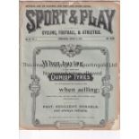 CUP SEMI-FINAL 1902 Official programme, Cup Semi-Final, Sheffield United v Derby County at West