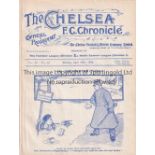 CHELSEA Home programme v Bristol City 26/4/1909. Ex Bound Volume. No writing. Good