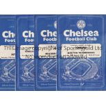 CHELSEA A collection of 85 Chelsea home programmes - 1955/56 (13), 1956/57 (9), 1957/58 (15), 1958/