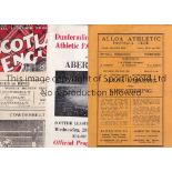 SCOTTISH A collection of 33 Scottish League and Cup programmes mainly from the 1950's and 1960's .
