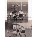 MIDDLESBROUGH Ten original black & white Press photographs of various size with match action from