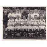 SWANSEA TOWN An 8" X 6" black & white team group Press photograph before a Cup match v. Walsall