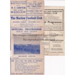 NON LEAGUE Two Pre-War Non League programmes. Harwich & Parkston v Romford Essex Senior Cup 4th