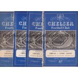 CHELSEA A collection of 22 Chelsea home programmes from the 1952/53 season 19 League lacking