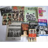 THE BEATLES Twelve original items. Books: Lennon and McCartney by Malcolm Doney, The Beatles