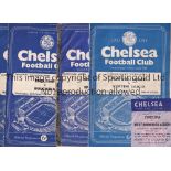 CHELSEA A collection of 66 Chelsea home programmes 1953/54 to 1987/88 plus a ticket West Brom (