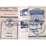 1940'S FOOTBALL PROGRAMMES Programmes from the 40's x12; Birmingham v Sunderland 48-49, Cardiff v