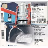 WEMBLEY ROYAL BOX TICKETS Two tickets for FA Cup Semi-Finals: Tottenham v Portsmouth 2010 and