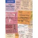 1960'S FOOTBALL TICKETS Thirteen tickets for English League and FA Cup matches including Chelsea v