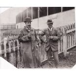 CARDIFF CITY A black & white 8" X 6" photograph of 2 Cardiff City directors C.B. Cox and Dr. W.