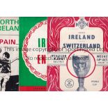 GEORGE BEST Six programmes in which Best appeared for Northern Ireland. Home v. Switzerland 1964,