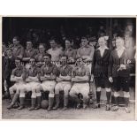 WELSH FOOTBALL 1948 A 8" X 6" black & white team group Press photograph for a Billy Hughes