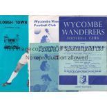 WYCOMBE A collection of 40 Wycombe Wanderers programmes, 35 homes 1965/66 to 1973/74 and 5 aways